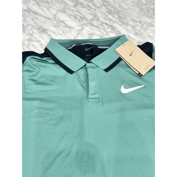 Nike Court Advantage Dri-FIT Tennis Polo tp Green Men's Small FD5317 361 NEW - Picture 4 of 8